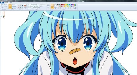 Paint рисунки аниме