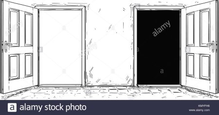 Дверь рисунок аниме