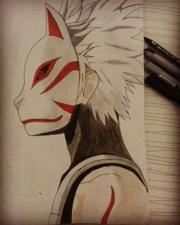 Маска Анбу из Наруто Итачи