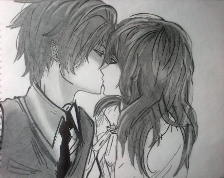 Поцелуй арт