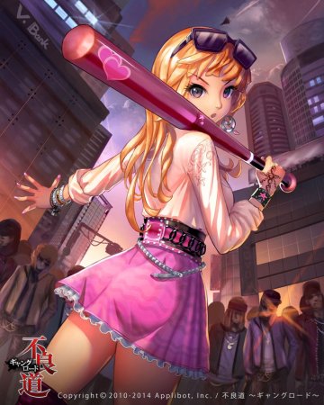 Аниме девушки с битами