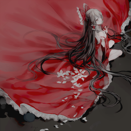 Арт в красных тонах