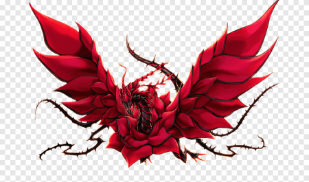 Цветок красный дракон