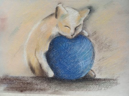 Сакура пастелью