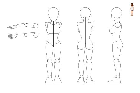 Основа тела для рисования