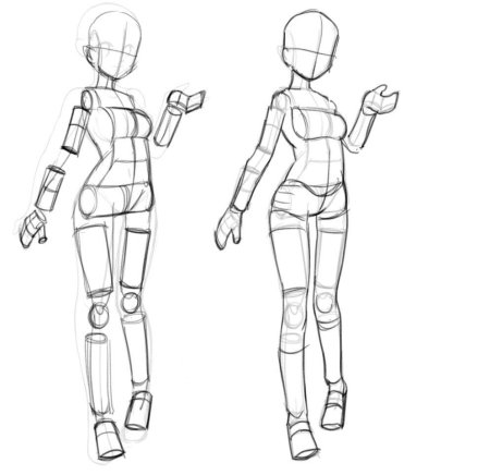 Тутор на рисование человека