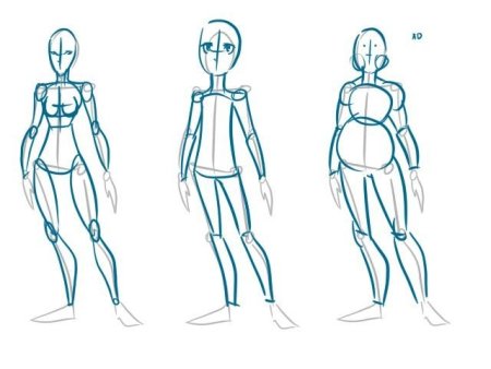 Стили рисования тела человека