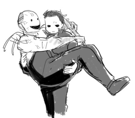 Майкл Майерс без маски Dead by Daylight