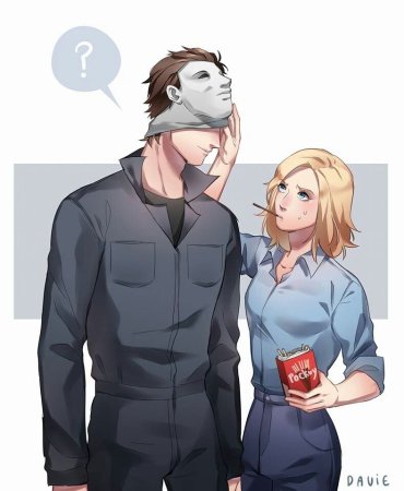 Майкл Майерс рисунок легкий