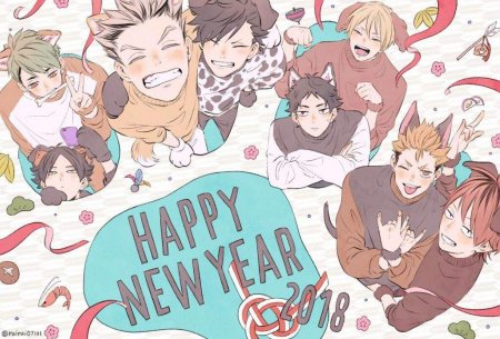 Haikyuu новый год