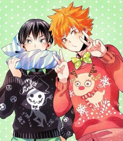 Волейбол аниме Рождество
