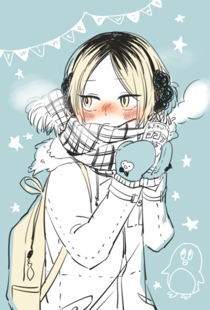 Кенма Козуме арт зима