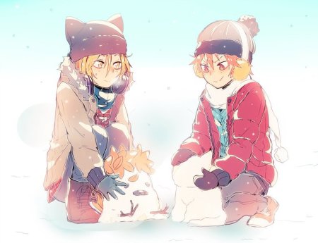 Волейбол аниме Кенма зима