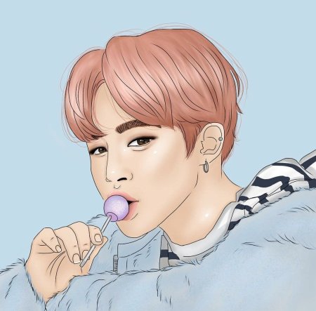 Чимин из BTS аниме