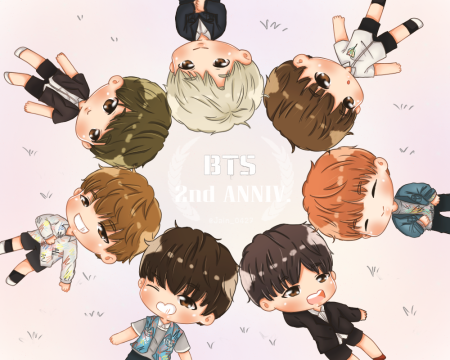 Чиби БТС вся группа