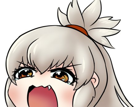 Злобное лицо аниме