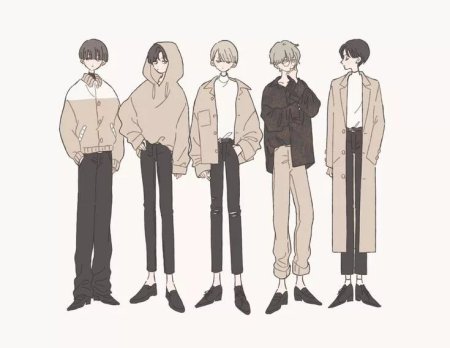 Одежда для персонажей парней референс