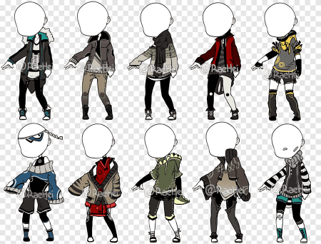 Аниме аутфиты ve;crbtреференс