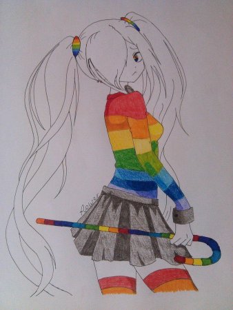 Аниме рисунки карандашом