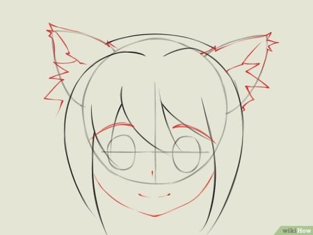 Рисование лиц аниме для начинающих