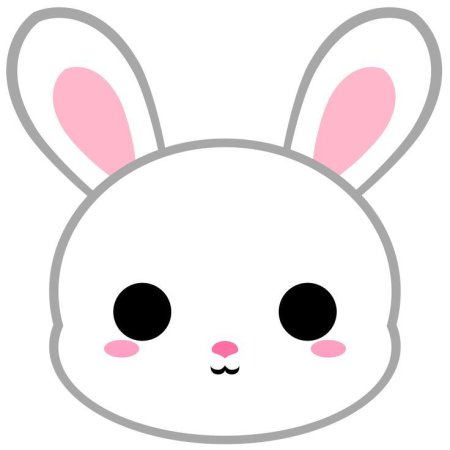 Мордочка милого зайчика