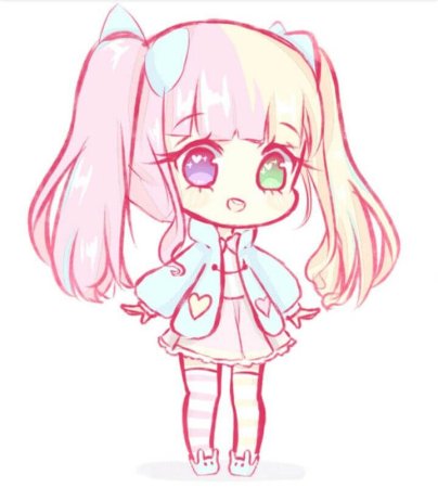 Аниме Чиби для срисовки