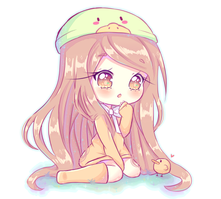 Чиби в кепке