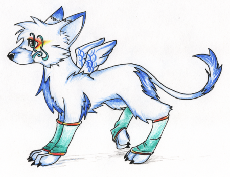 Рисунки магического волка для срисовки