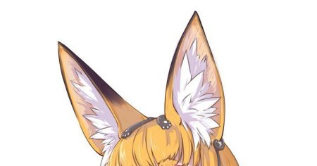 Лисьи уши для рисования