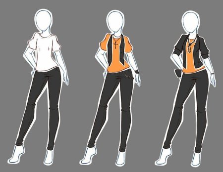 Одежда для рисования девушек