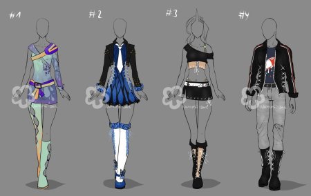 Аниме одежда женская