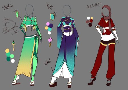 Интересная одежда для персонажей