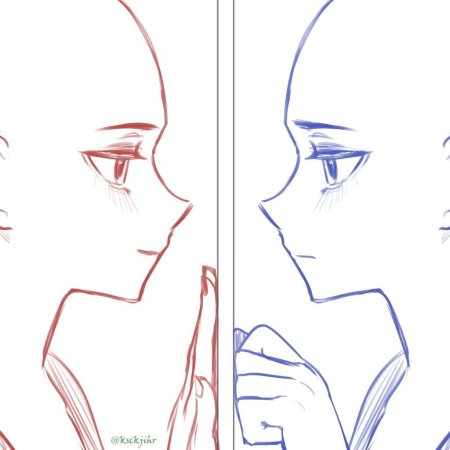 Позы для рисования аниме