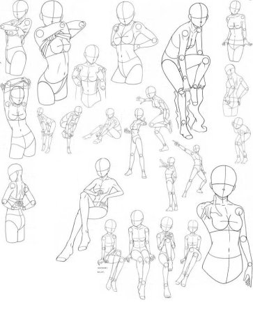 Позы для рисования