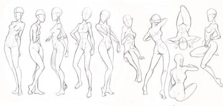 Позы для рисования