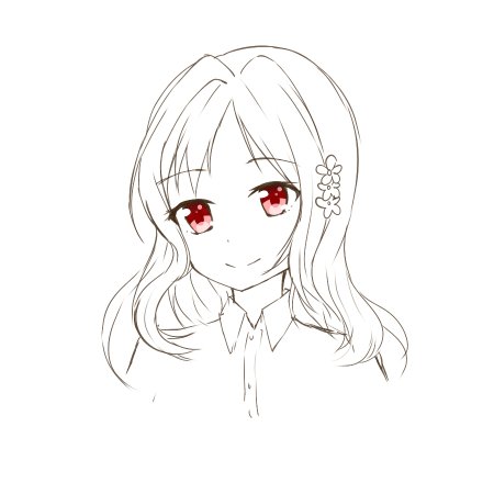 Скетч Юи Комори