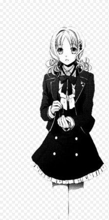 Юи Дьявольские возлюбленные черно белая