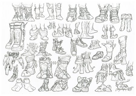 Сапоги сзади референс