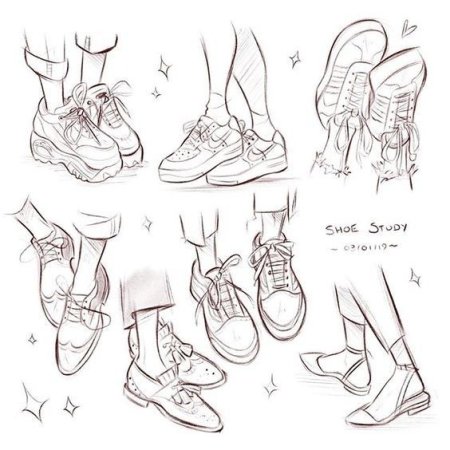 Кеды референс спереди