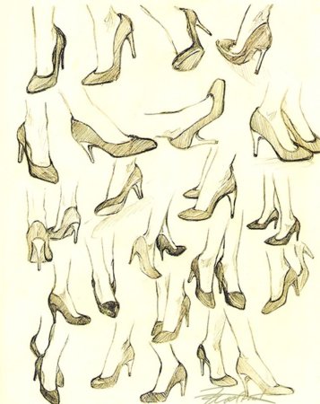 Туфли в разных ракурсах