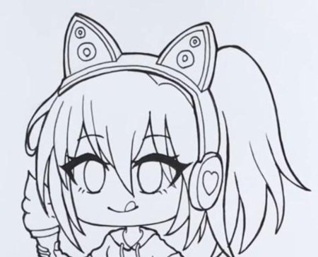 Раскраски аниме из гача лайф