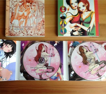 Рисунки на дисках аниме