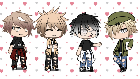 Герои гача лайф мальчики