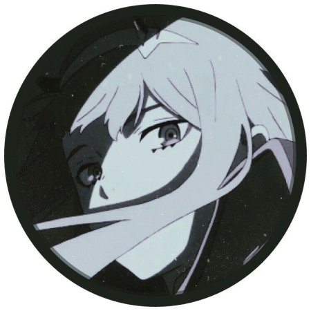 Белые значки аниме