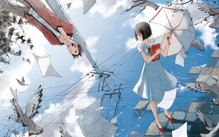 Ветер с реки аниме