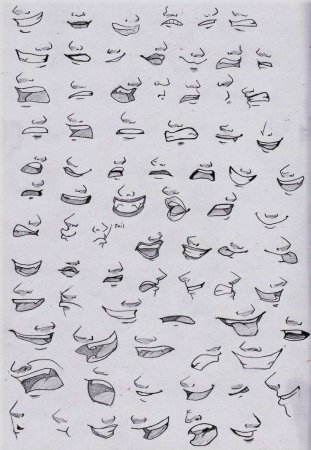 Рот для рисования
