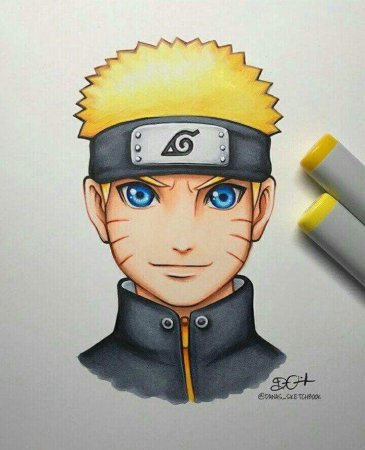 Аниме Наруто раскраска Наруто