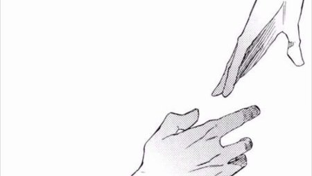 Аниме рука тянется