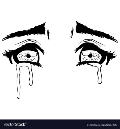 Слезы рисунок