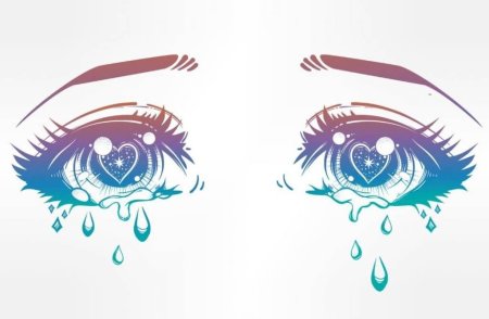 Аниме глаза тату